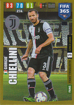 Giorgio Chiellini Juventus FC 2020 FIFA 365 Fans' Favourite #245